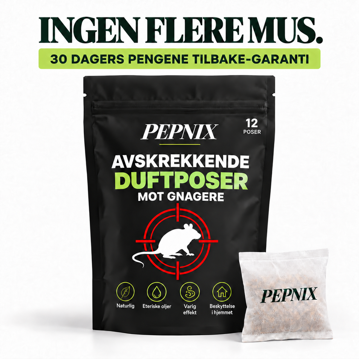 Pepnix duftposer mot gnagere