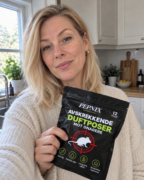 Emma Lindahl med Pepnix duftposer