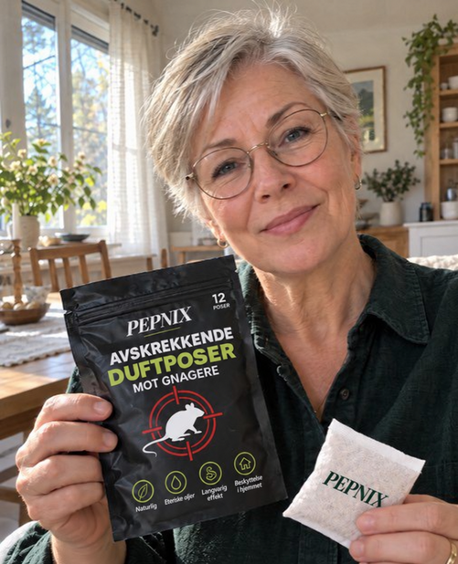 Ingrid Dahl med Pepnix duftposer