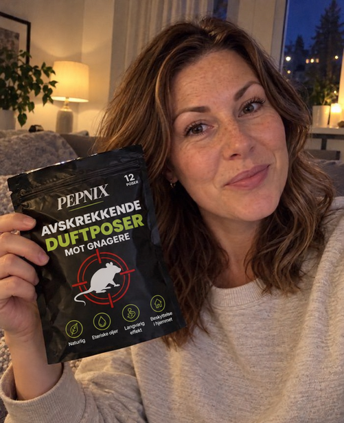 Sara Blom med Pepnix duftposer